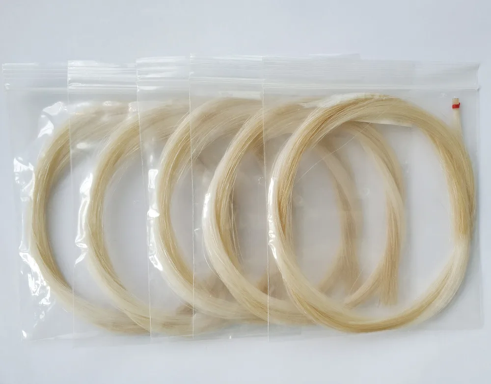 5 Packs AA Mongolia Stallion Bow Hair 31'' 80cm 6g for One Violin Bow Making 0.16MM Thickness
5 Packs AA Mongolia Stallion Bow Hair 31'' 80cm 6g for One Violin Bow Making 0.16MM Thickness