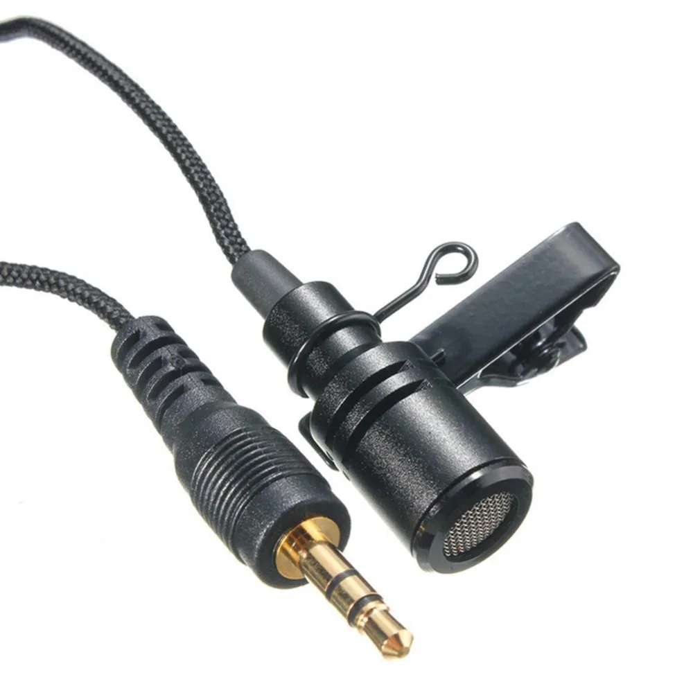 Мини 3 5 мм Джек микрофон петличный зажим для галстука микрофоны Microfono Mic говорящей