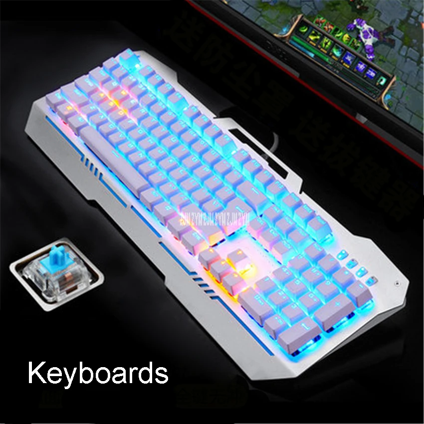 Keyboards Backlight Game Computer Desktop Home Luminous Machine Touch Notebook External USB Wired Keyboard 104 keys Black axis,
Keyboards Backlight Game Computer Desktop Home Luminous Machine Touch Notebook External USB Wired Keyboard 104 keys Black axis,