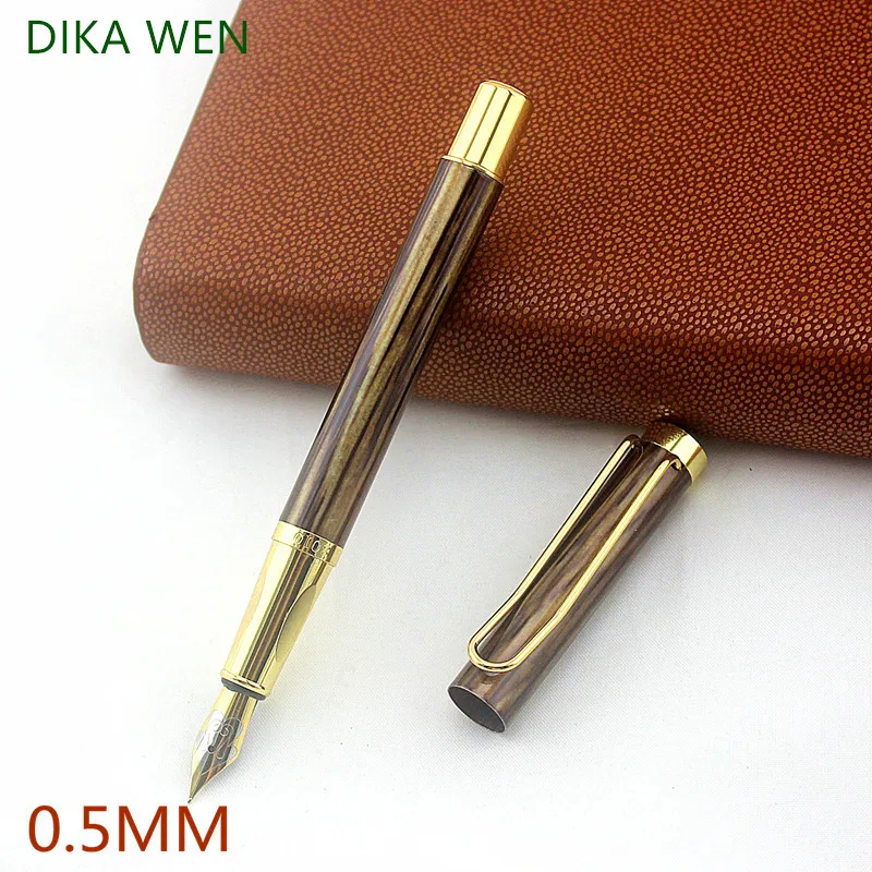 DIKA WEN 8010 Gold and Abstract Pattern F Nib Fountain Pen stationery school office writing high quality Pens
DIKA WEN 8010 Gold and Abstract Pattern F Nib Fountain Pen stationery school office writing high quality Pens