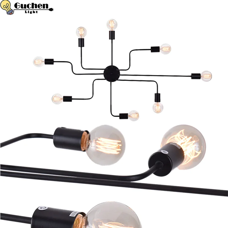 Винтажные потолочные светильники для гостиной/foryer настраиваемые DIY hanglamp для кухни/спальни Iron Luminaria E27 лампа для домашнего освещения светоди...
Винтажные потолочные светильники для гостиной/foryer настраиваемые DIY hanglamp для кухни/спальни Iron Luminaria E27 лампа для домашнего освещения светоди...