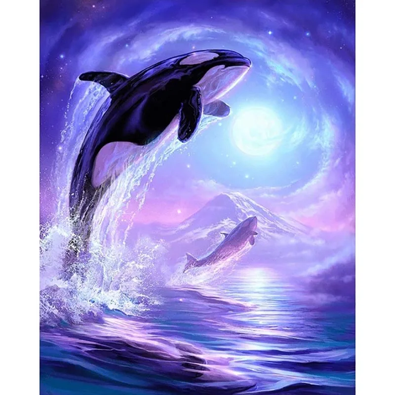 Embroidery Big Dolphin Sale Full Square Painting Handmade DIY Diamond Cross Stitch Kit Mosaic Home Decoration Wall Art Pictures
Embroidery Big Dolphin Sale Full Square Painting Handmade DIY Diamond Cross Stitch Kit Mosaic Home Decoration Wall Art Pictures