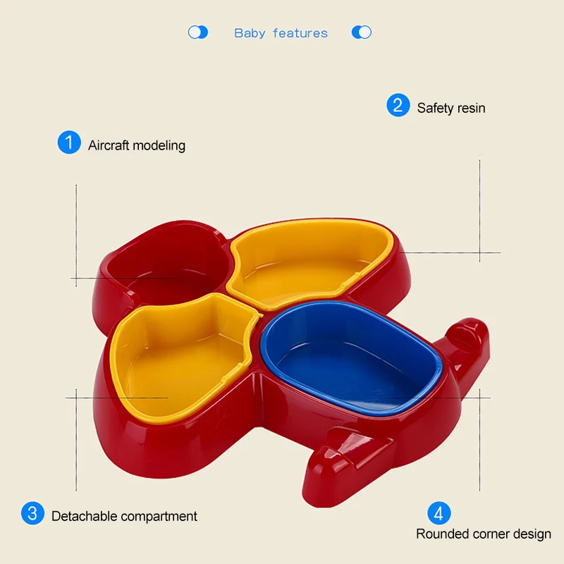 Kids Baby Airplane Shaped Tableware Separate Plate Feeding Dinner Bowl Dishes Dinnerware BM88
Kids Baby Airplane Shaped Tableware Separate Plate Feeding Dinner Bowl Dishes Dinnerware BM88