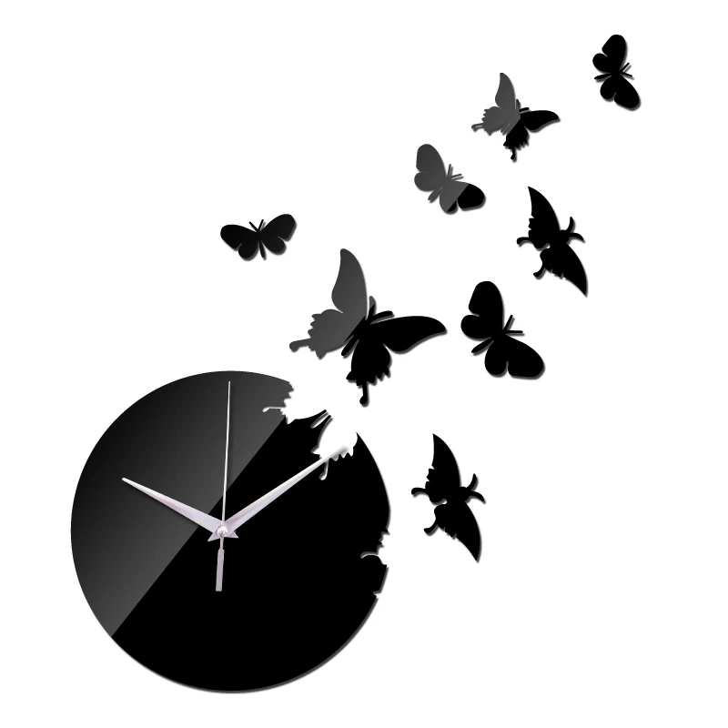 direct selling 2019 Acrylic Quartz wall watch the butterfly mirror clocks 3d Modern home decoration diy clock gift
direct selling 2019 Acrylic Quartz wall watch the butterfly mirror clocks 3d Modern home decoration diy clock gift