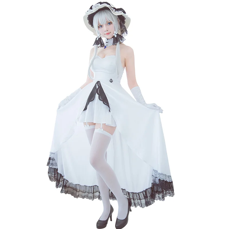 Illustrious Azur Lane cosplay Illustrious cosplay costume HMS summer dress halloween cosplay dress hat free shipping
Illustrious Azur Lane cosplay Illustrious cosplay costume HMS summer dress halloween cosplay dress hat free shipping