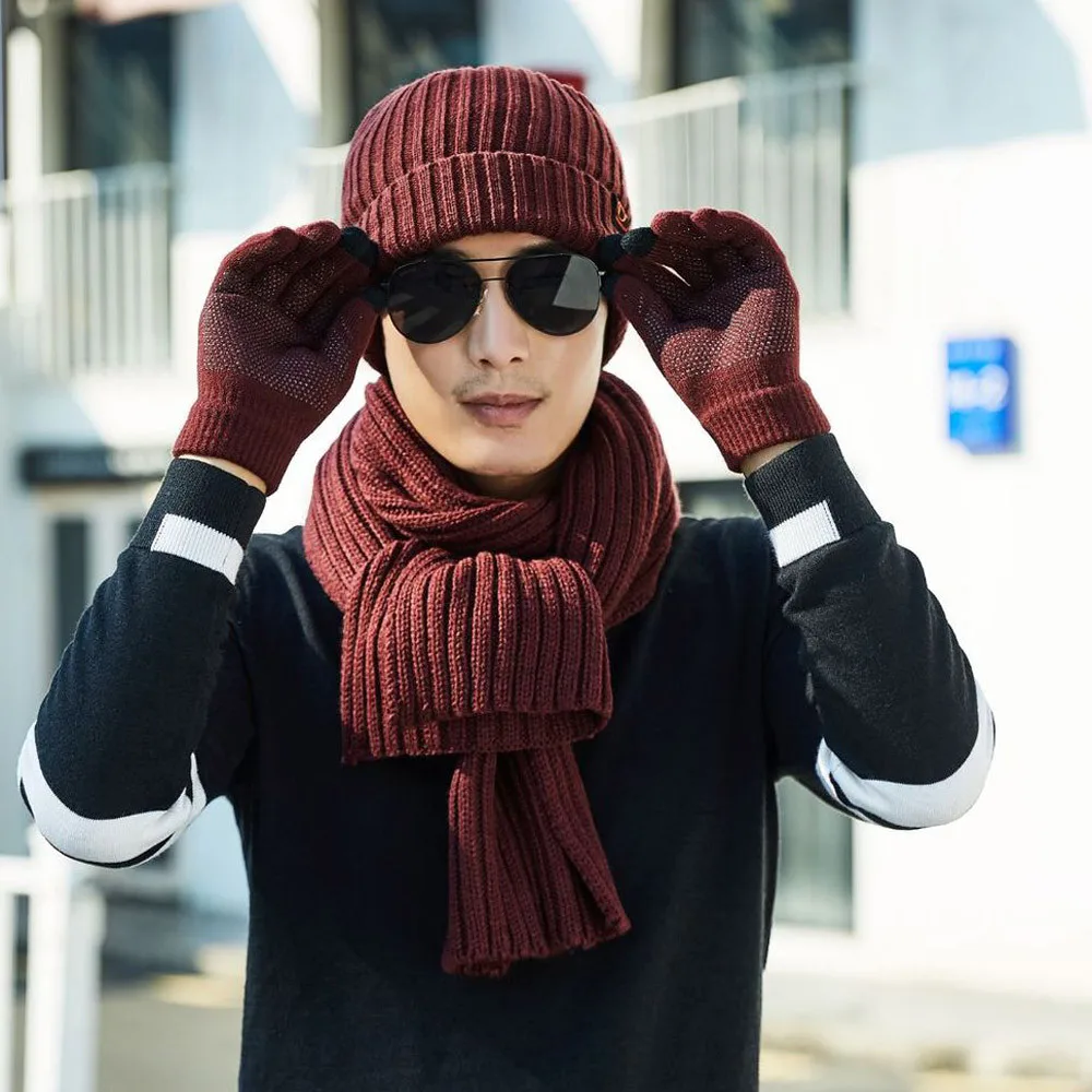 2Pcs Men Women Winter Warm Knitted Beanie Hat+Scarf Keep Warm Set Velvet Warm knitted Sleeve cap + neck two-piece set fashion
2Pcs Men Women Winter Warm Knitted Beanie Hat+Scarf Keep Warm Set Velvet Warm knitted Sleeve cap + neck two-piece set fashion