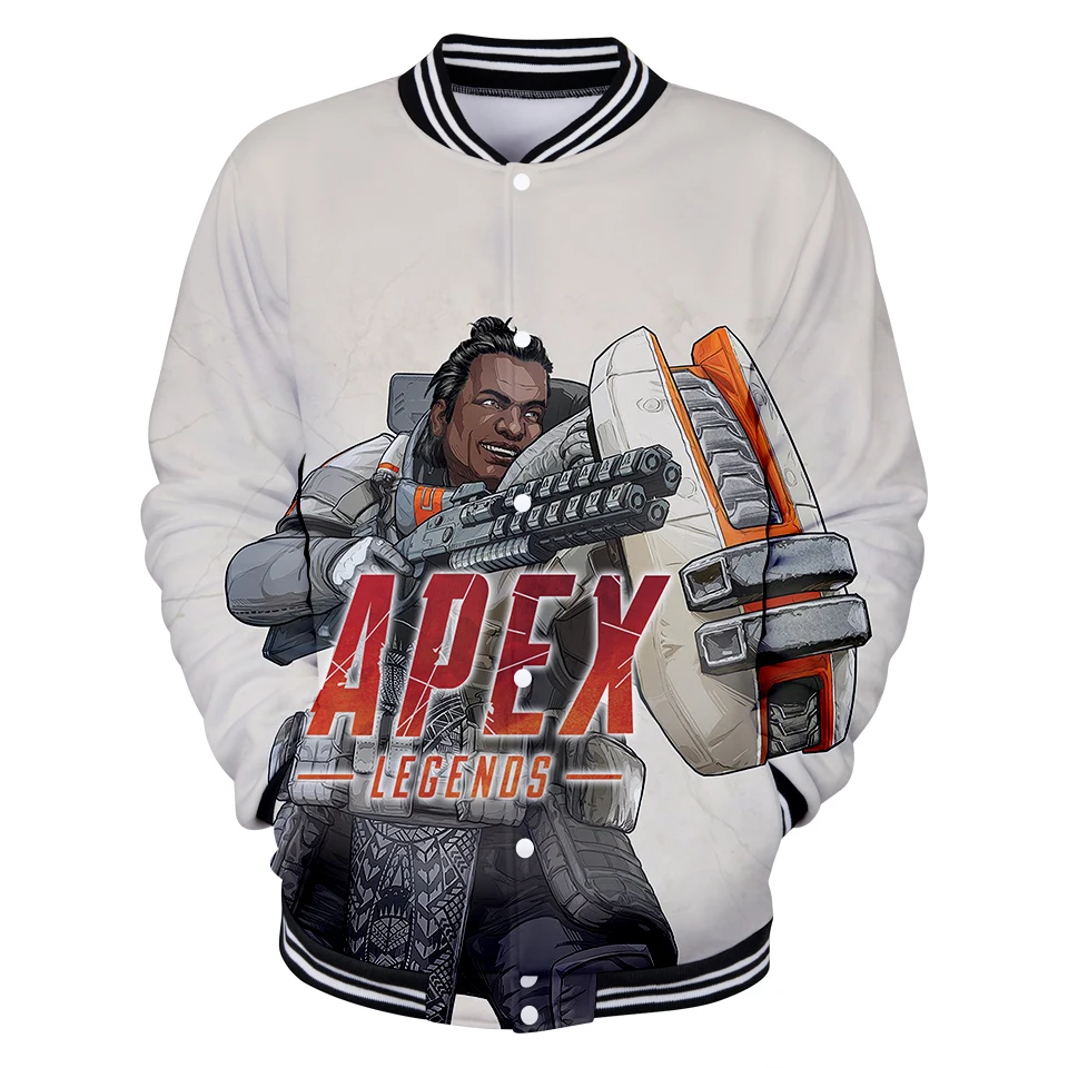 Apex Legends 3D Baseball Jacket 2019 Fashion New Game Woemn/Men Harajuku Jacket Sweatshirts Apex Legends 3D Jacket
Apex Legends 3D Baseball Jacket 2019 Fashion New Game Woemn/Men Harajuku Jacket Sweatshirts Apex Legends 3D Jacket