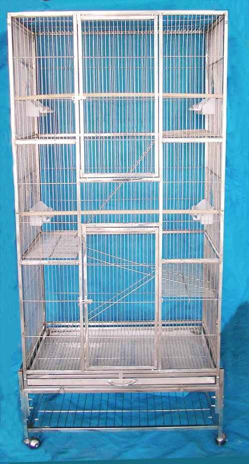 Lhxmas SUS304 Stainless Steel Bird Cages Parrot Cage Bird house Great size for smaill bird and small parrot
Lhxmas SUS304 Stainless Steel Bird Cages Parrot Cage Bird house Great size for smaill bird and small parrot