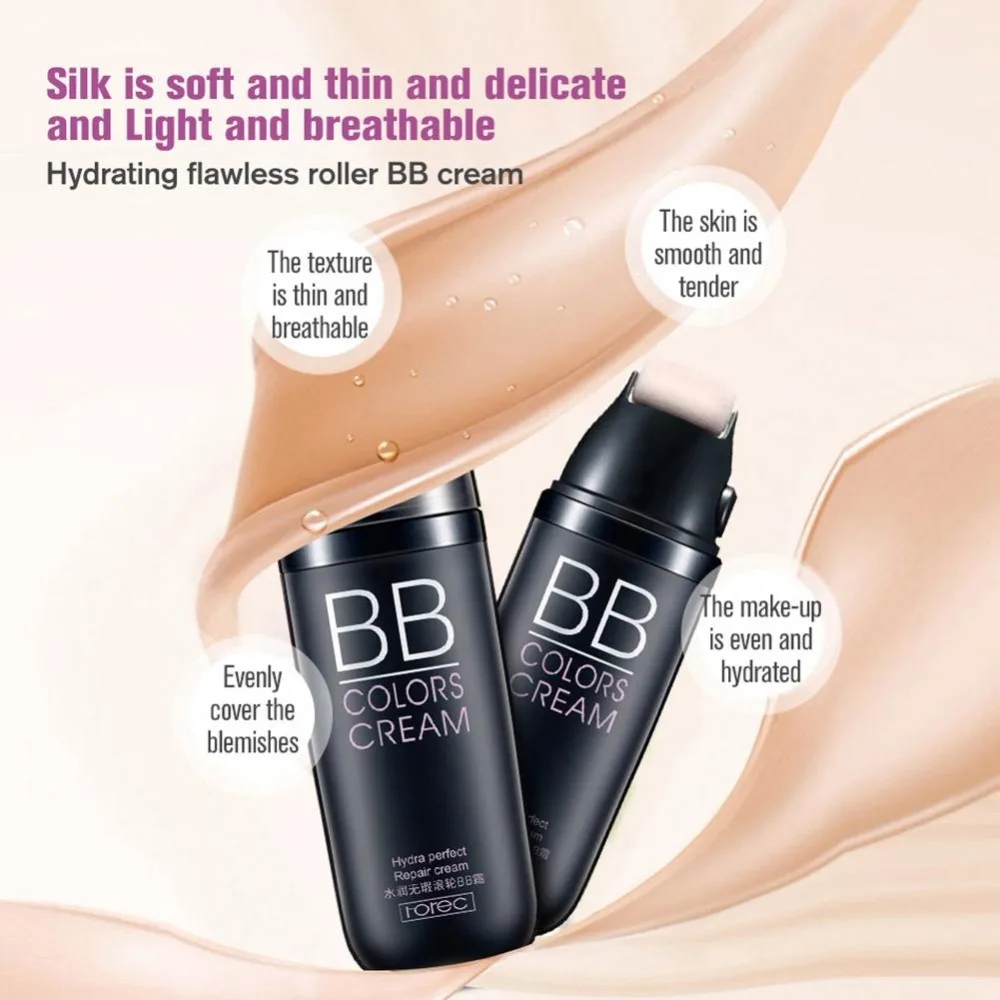 ROREC BB Cream with Roller Sun Block Concealer Moisturizing Foundation Bare Whitening Face Beauty Makeup Cosmetics
ROREC BB Cream with Roller Sun Block Concealer Moisturizing Foundation Bare Whitening Face Beauty Makeup Cosmetics