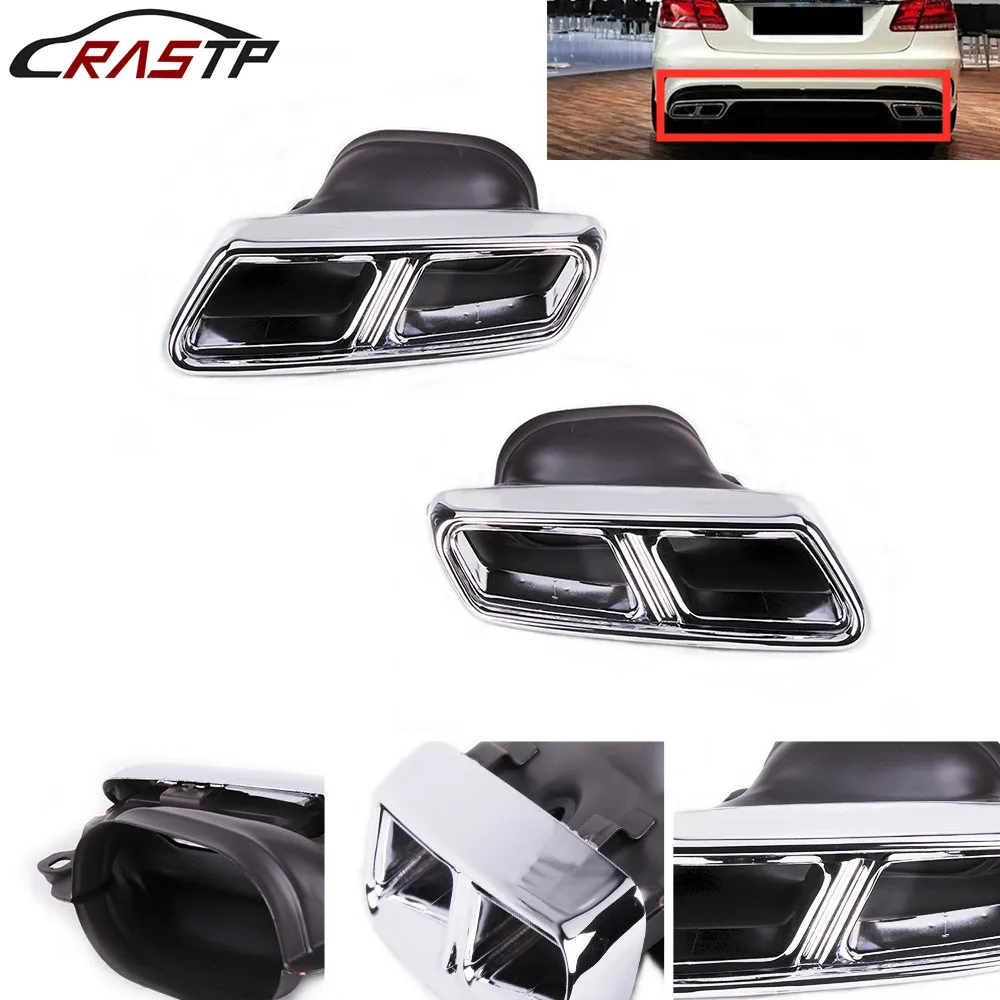 RASTP-304 Stainless Steel Exhaust Pipe Muffler Tips for Mercedes Benz 14-16 S65 S63 E63 Class W212/W22 with Logo RS-CR2006
RASTP-304 Stainless Steel Exhaust Pipe Muffler Tips for Mercedes Benz 14-16 S65 S63 E63 Class W212/W22 with Logo RS-CR2006