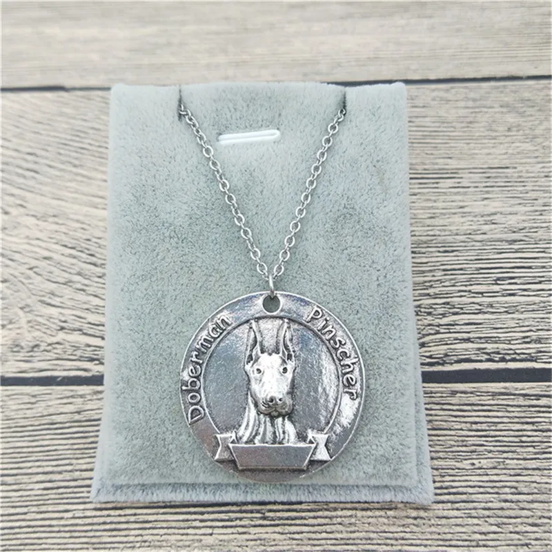 New Vintage Retro Doberman Pinscher Necklace High Quality Doberman Pinscher Pendant Necklace Women Pet Dog Pendant Jewelry
New Vintage Retro Doberman Pinscher Necklace High Quality Doberman Pinscher Pendant Necklace Women Pet Dog Pendant Jewelry