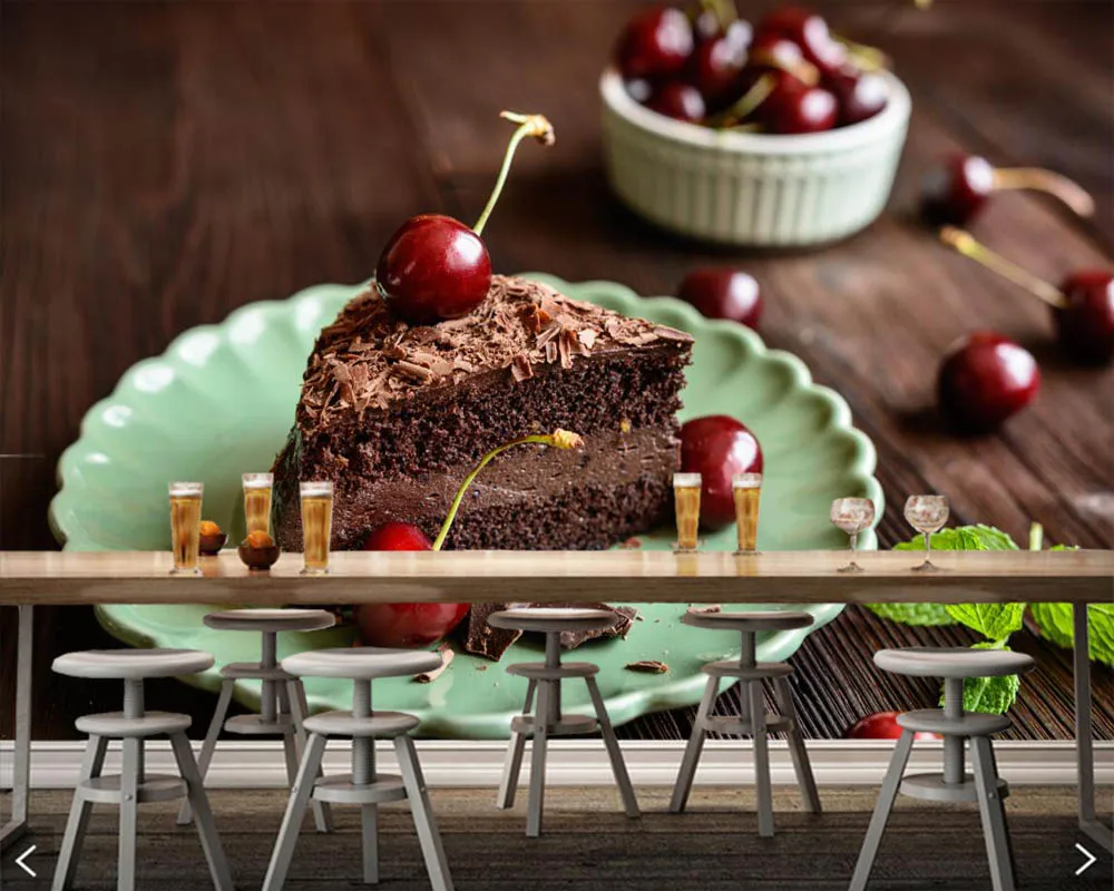 papel de parede Cakes Cherry Plate Piece Food 3d custom wallpaper,living room bar TV sofa wall kitchen cafe bakery murals
papel de parede Cakes Cherry Plate Piece Food 3d custom wallpaper,living room bar TV sofa wall kitchen cafe bakery murals