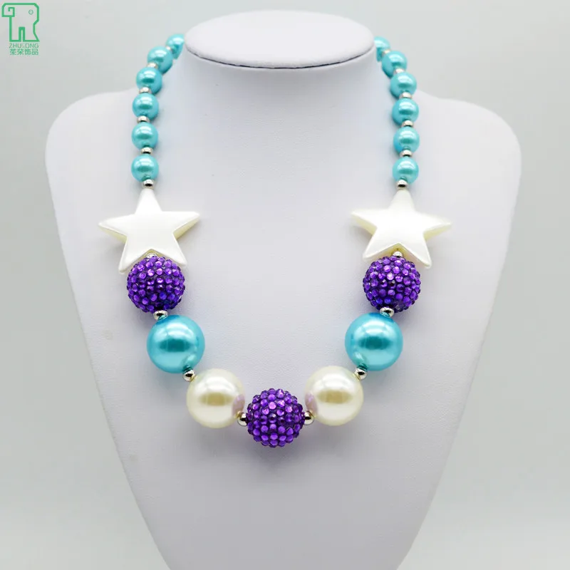 5PCS Child Pearl Pentagram Necklace New Princess Chunky Bubblegum Choker Collier Fashion Jewelry Girls Pearl Pentagram Necklace
5PCS Child Pearl Pentagram Necklace New Princess Chunky Bubblegum Choker Collier Fashion Jewelry Girls Pearl Pentagram Necklace