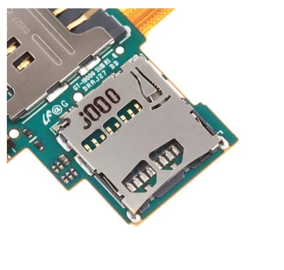SIM Adapters Flex Cable for Samsung Galaxy S i9000 GT-i9000 (SIM Card with SD memory card connector with flat cable)
SIM Adapters Flex Cable for Samsung Galaxy S i9000 GT-i9000 (SIM Card with SD memory card connector with flat cable)