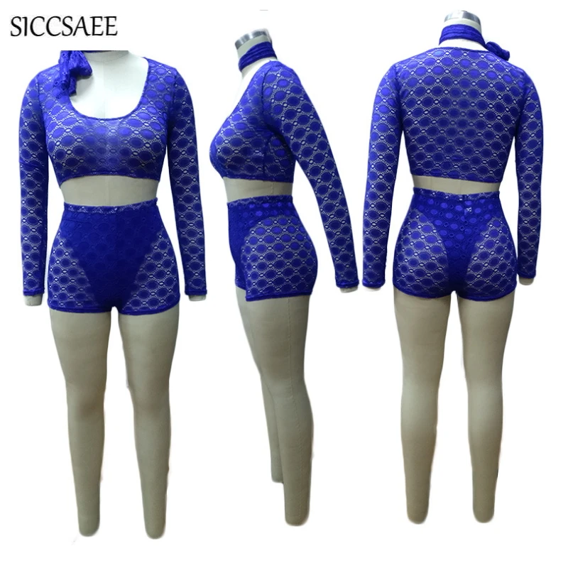 4 Pieces Bodycon Bodysuit See Through Crochet Sheer With Headscarf Short Sets For Women Sexy Casual Bandage Playsuits Summer
4 Pieces Bodycon Bodysuit See Through Crochet Sheer With Headscarf Short Sets For Women Sexy Casual Bandage Playsuits Summer