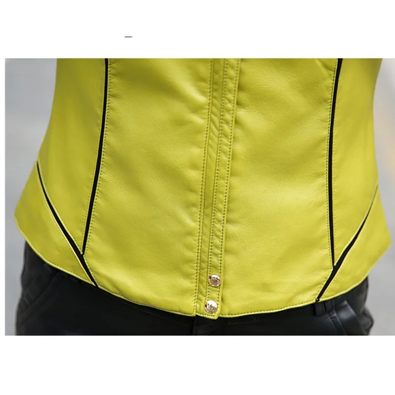 2020 Spring Autumn Women's PU Leather Jacket coat Plus Size 4XL Black Slim Short Outerwear Motorcycle Female Faux Leather Jacket
2020 Spring Autumn Women's PU Leather Jacket coat Plus Size 4XL Black Slim Short Outerwear Motorcycle Female Faux Leather Jacket