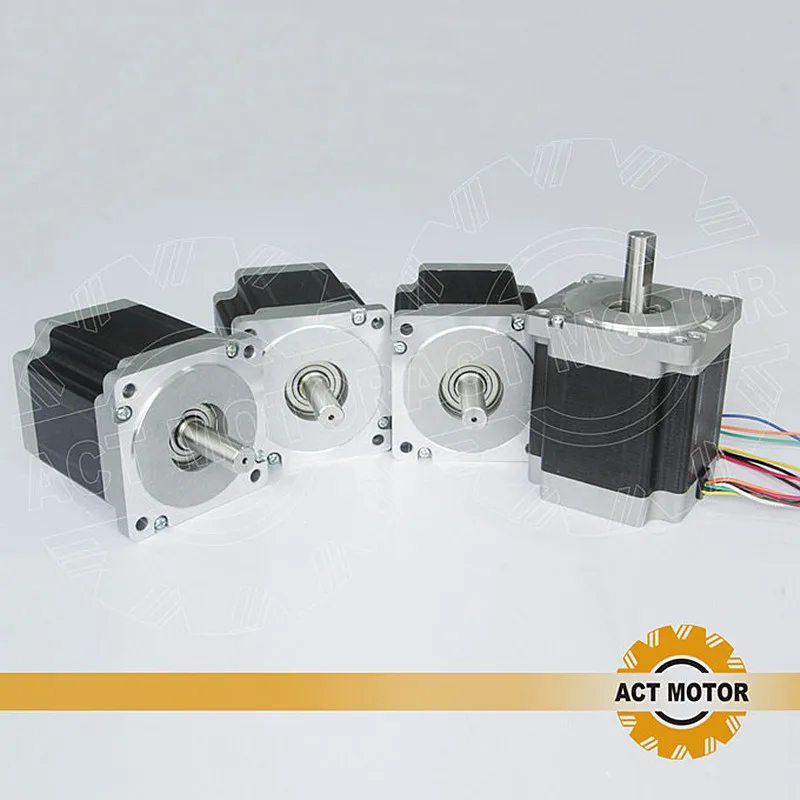 ACT Motor 4PCS Nema34 Stepper Motor 34HS9820 890oz-in 98mm 2A 8-Lead Single Shaft CE ISO ROHS Embriodery Plastic Grind Foam
ACT Motor 4PCS Nema34 Stepper Motor 34HS9820 890oz-in 98mm 2A 8-Lead Single Shaft CE ISO ROHS Embriodery Plastic Grind Foam