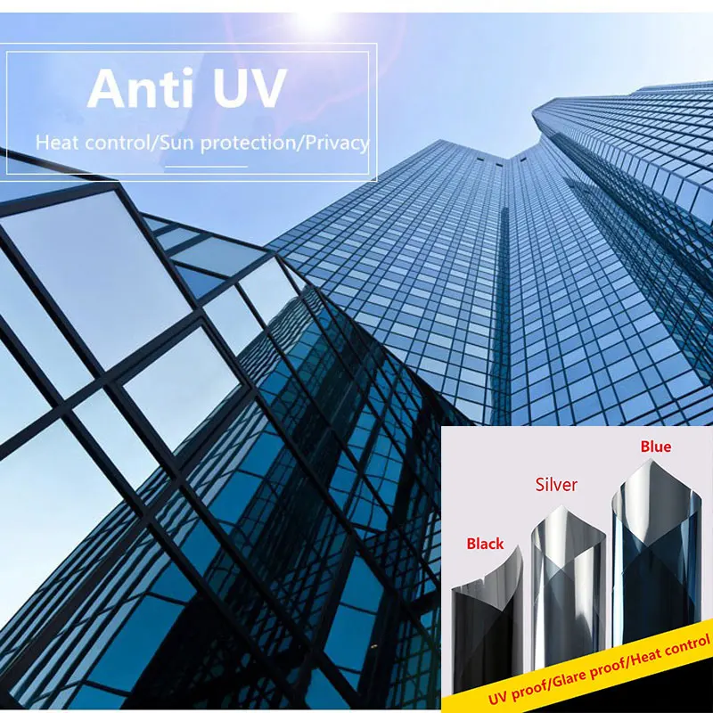 One Way UV-proof Glass Sticker Solar Reflective Mirror Window Film Insulation Film Self-Adhesive Sticky PET Film decorative film
One Way UV-proof Glass Sticker Solar Reflective Mirror Window Film Insulation Film Self-Adhesive Sticky PET Film decorative film
