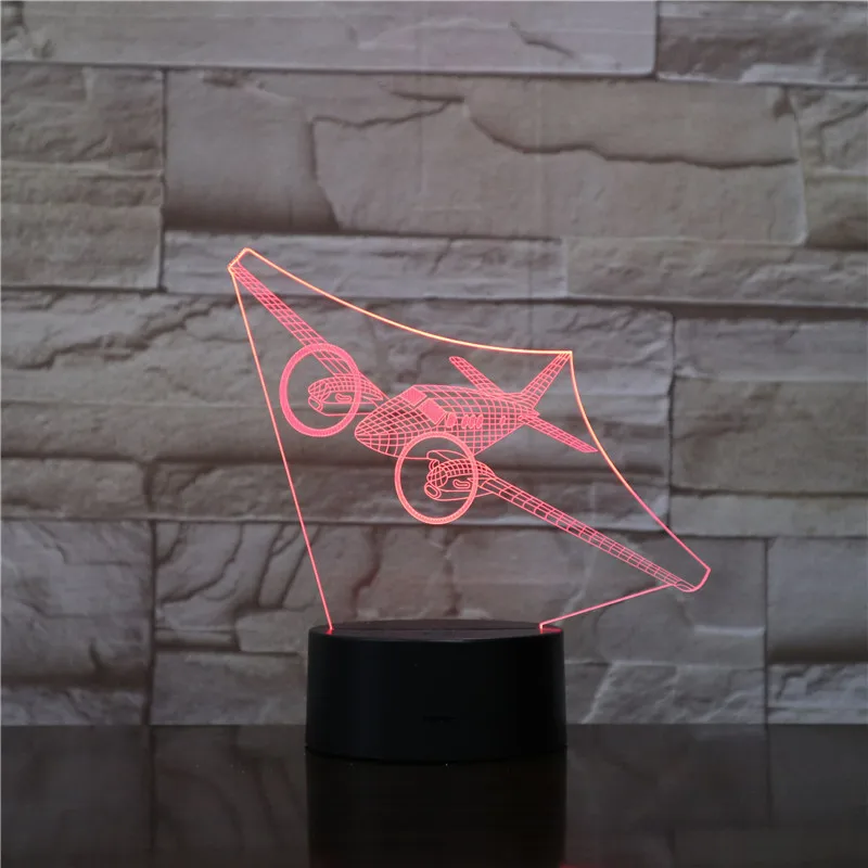 New Air Plane Touch Remote Control Night Light LED Stereo Acrylic Panel Table Decoration 7 Colors Change Bedroom Lamp GX1781
New Air Plane Touch Remote Control Night Light LED Stereo Acrylic Panel Table Decoration 7 Colors Change Bedroom Lamp GX1781