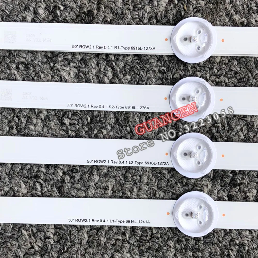 10set=120pcs LED Bar strip Ar ray for 50"ROW 2.1 Rev 0.4 backlight 6916L-1273A 6916L-1241A 6916L-1276A 6916L-1272A LG 50LN5400
10set=120pcs LED Bar strip Ar ray for 50"ROW 2.1 Rev 0.4 backlight 6916L-1273A 6916L-1241A 6916L-1276A 6916L-1272A LG 50LN5400