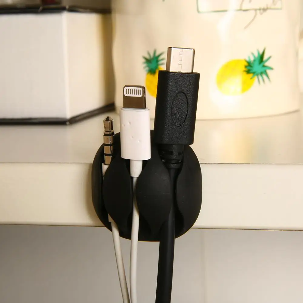 10pcs/pack Wire Cable Clips Office Silicone Cable Organizer Wire Holder Desk Cord Clip Tie Fixer Wire Management
10pcs/pack Wire Cable Clips Office Silicone Cable Organizer Wire Holder Desk Cord Clip Tie Fixer Wire Management