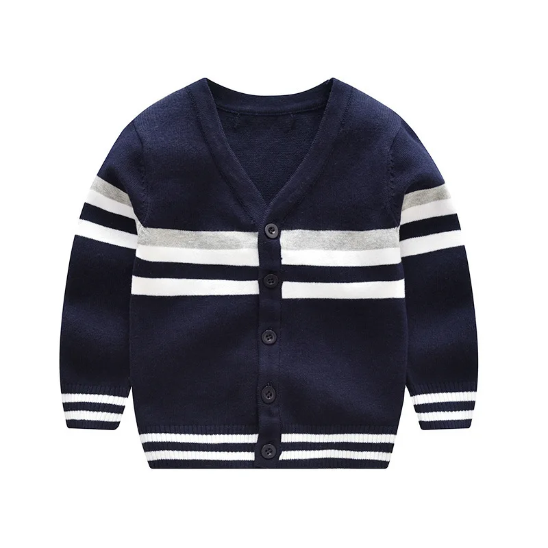 Детский хлопковый свитер новая весенне Осенняя детская одежда модный для