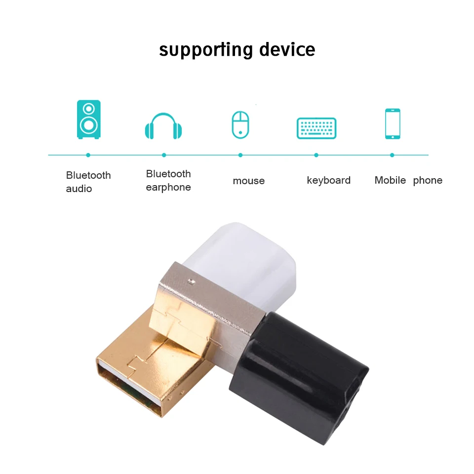 Bluetooth AUX автомобильный мини приемник адаптер беспроводные колонки аудио Manos Libres