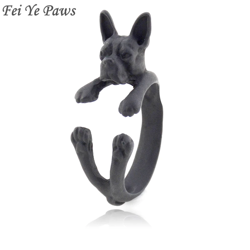 Retro Hippie Black Boston Terrier Dog Ring Men Anel Cute Animal Metal Wrap Rings For Women Gifrls French bulldog Ring Love Gift
Retro Hippie Black Boston Terrier Dog Ring Men Anel Cute Animal Metal Wrap Rings For Women Gifrls French bulldog Ring Love Gift