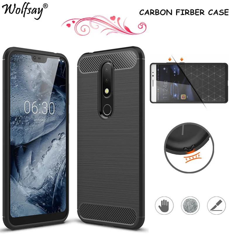 Carbon Fiber Case sFor Nokia X6 Cover Silicone Armor Bumper Coque For Case Nokia X6 Cover For Nokia 6.1 Plus Case TA-1099 5.8"
Carbon Fiber Case sFor Nokia X6 Cover Silicone Armor Bumper Coque For Case Nokia X6 Cover For Nokia 6.1 Plus Case TA-1099 5.8"