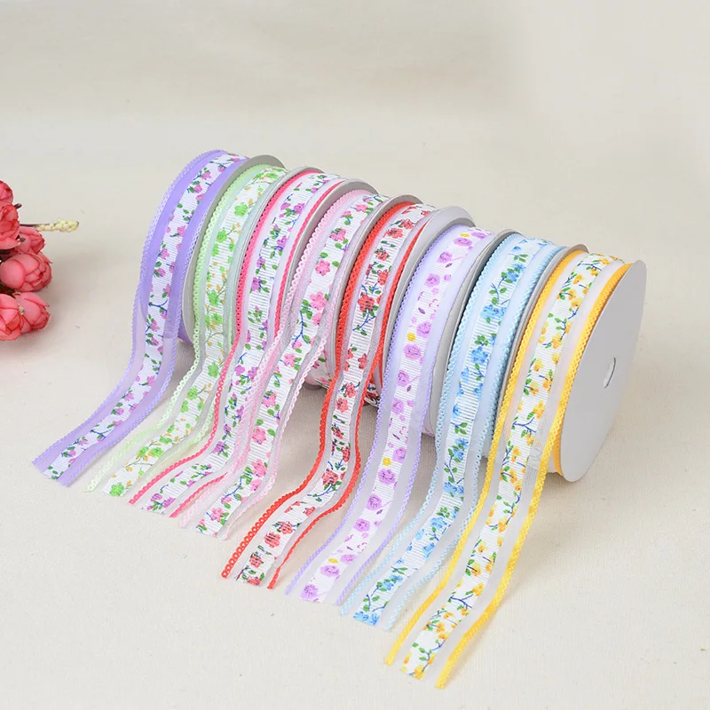 Colorful Country Style Small Flower Series Ribbon 2.5 cm Wide Gauze And High Quality Nylon Material Embossed Dress Ribbon
Colorful Country Style Small Flower Series Ribbon 2.5 cm Wide Gauze And High Quality Nylon Material Embossed Dress Ribbon
