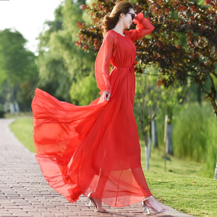 Chiffon Super Long Dress Swaggering Temperament Fairy Skirt Dress Summer Skirt Children Super Fairy Beach Vacation Skirt
Chiffon Super Long Dress Swaggering Temperament Fairy Skirt Dress Summer Skirt Children Super Fairy Beach Vacation Skirt