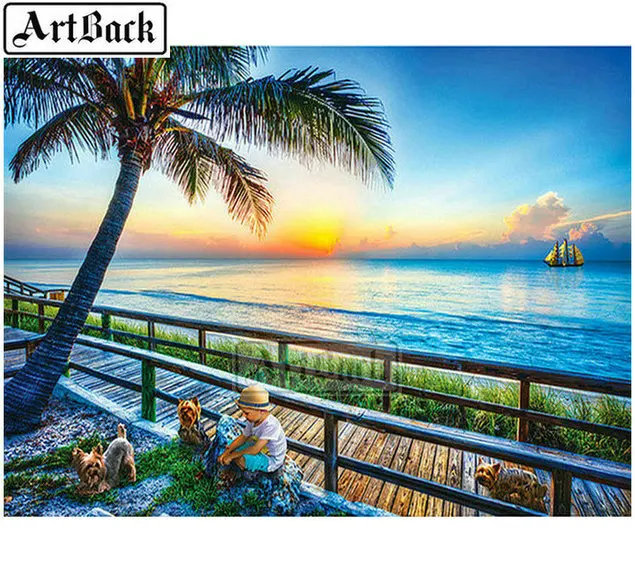 5d diy diamond painting coconut tree boy sea view 3D diamond embroidery full square / round drill rhinestone mosaic home decor
5d diy diamond painting coconut tree boy sea view 3D diamond embroidery full square / round drill rhinestone mosaic home decor