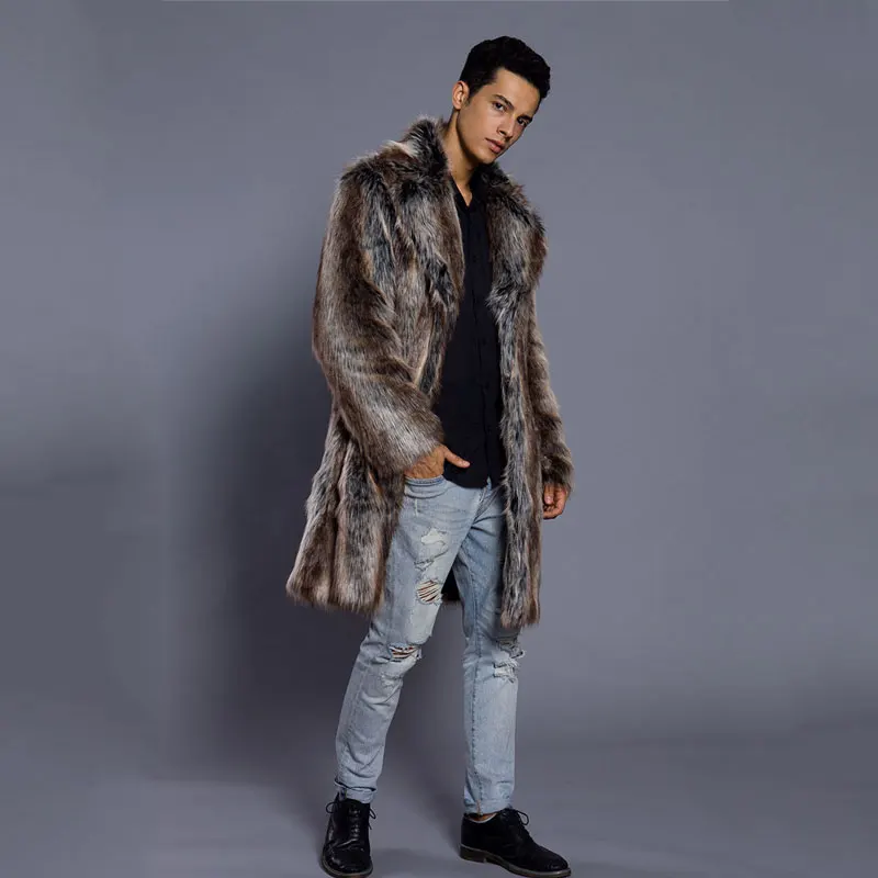 2018 Winter new Imitation Mink coat Men's long Windbreaker Mink Fur coat printed striped coat Artificial fur Size S M-XXL XXXL
2018 Winter new Imitation Mink coat Men's long Windbreaker Mink Fur coat printed striped coat Artificial fur Size S M-XXL XXXL
