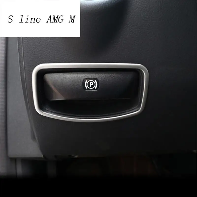Car styling The foot brake release switch decoration frame Trim Sticker for Mercedes Benz E class W212 C Class W204 Accessories
Car styling The foot brake release switch decoration frame Trim Sticker for Mercedes Benz E class W212 C Class W204 Accessories