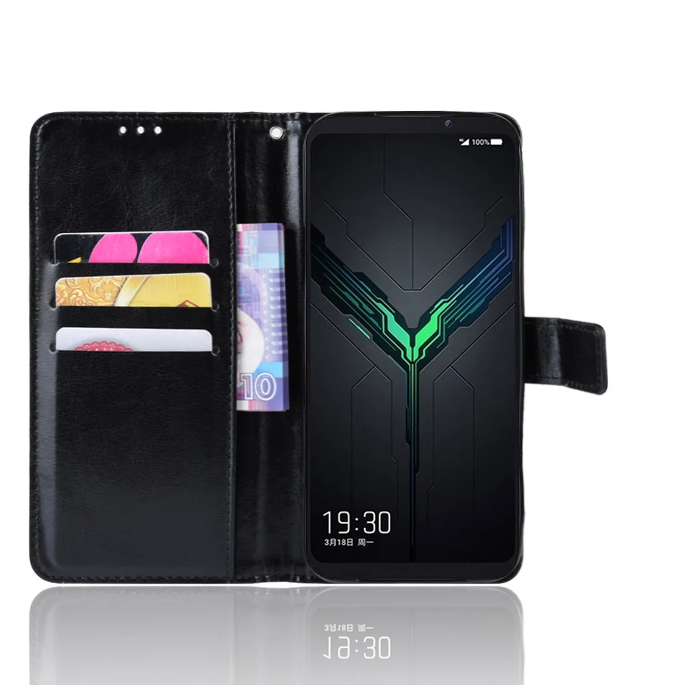 Чехол бумажник из искусственной кожи для Xiaomi BlackShark2 чехол MI9se PLAY MIX3 MI8 8se 5X 6X MIX 2S A2 A1