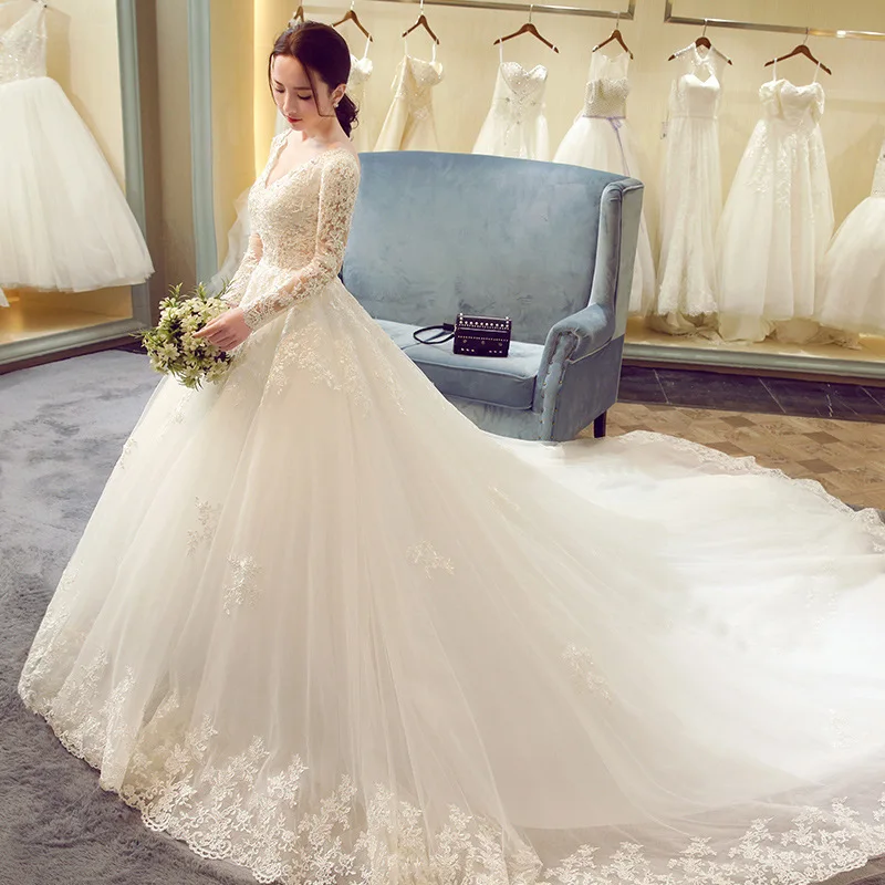 Vestidos De Noiva, элегантное ТРАПЕЦИЕВИДНОЕ свадебное платье с длинными рукавами, фатиновое свадебное платье принцессы с аппликацией из бисера, с...
Vestidos De Noiva, элегантное ТРАПЕЦИЕВИДНОЕ свадебное платье с длинными рукавами, фатиновое свадебное платье принцессы с аппликацией из бисера, с...