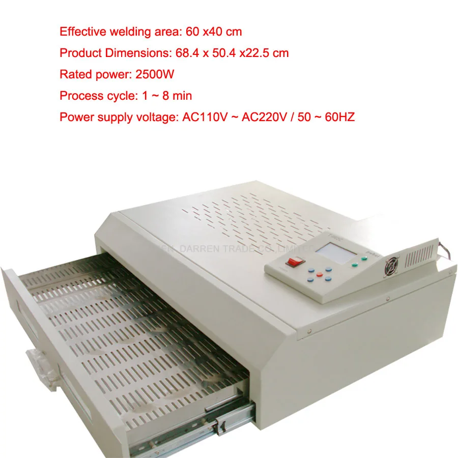 PUHUI T962C BGA Rework Station T-962C Reflow Oven Machine Infrared Heater 2500W reflow station white color
PUHUI T962C BGA Rework Station T-962C Reflow Oven Machine Infrared Heater 2500W reflow station white color