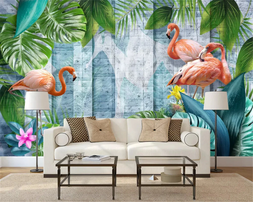 beibehang Modern classic wallpaper minimalistic hand drawn tropical plant flamingo butterfly background wall papers home decor
beibehang Modern classic wallpaper minimalistic hand drawn tropical plant flamingo butterfly background wall papers home decor