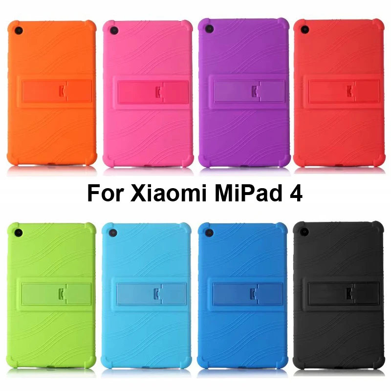 Чехол-подставка для Xiaomi MiPad 4 силиконовый чехол мягкая защита Mi Pad4 XiaomiPad4