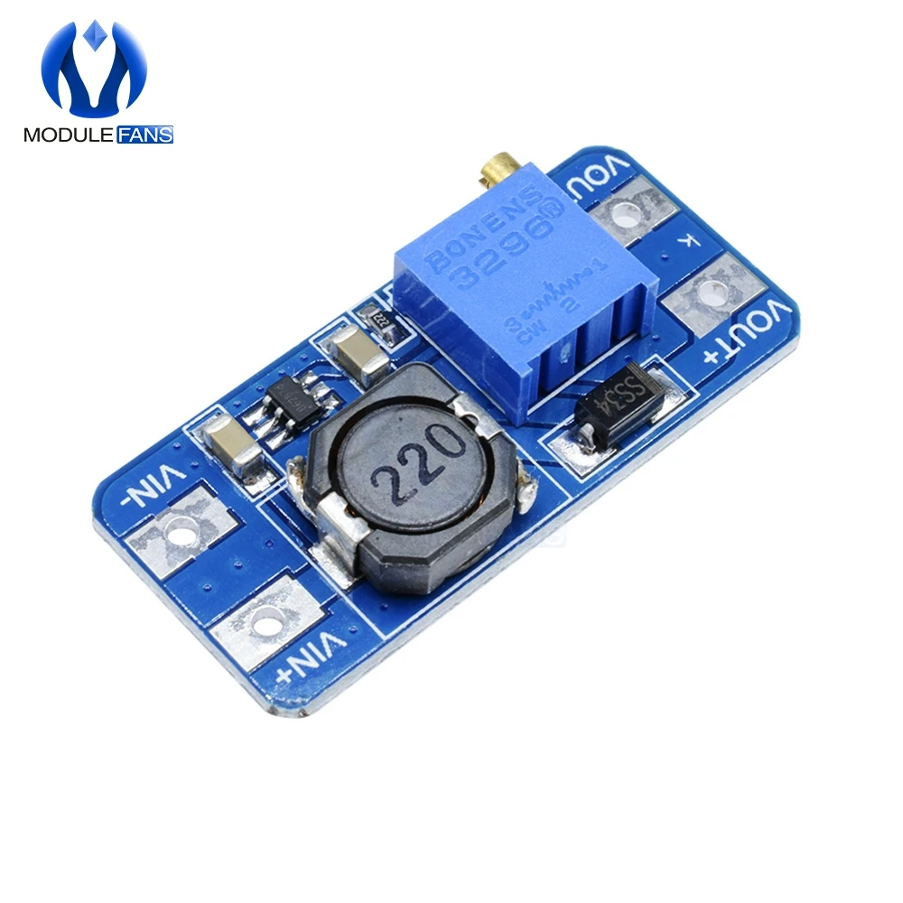 5pcs MT3608 DC-DC Step Up Power Apply Module Booster Power Module MAX Output 28V 2A For Arduino
5pcs MT3608 DC-DC Step Up Power Apply Module Booster Power Module MAX Output 28V 2A For Arduino