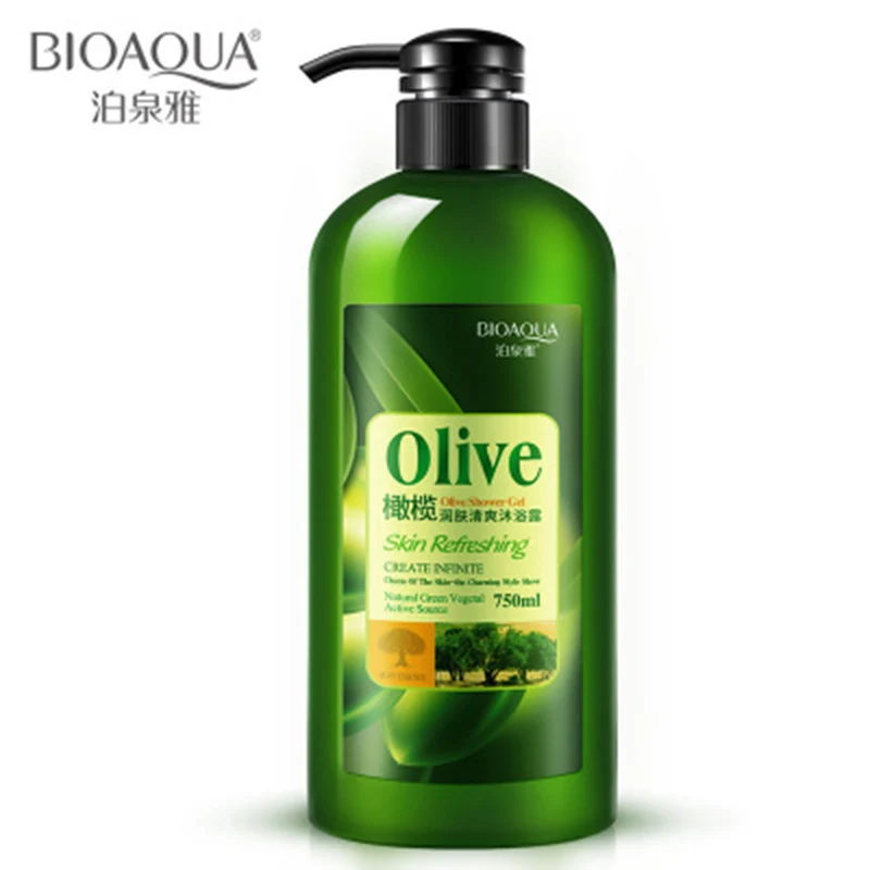BIOAQUA 750ml Olive Refreshing Moisturizing Shower Gel Cleaning Exfoliator Smoothing Hydrating Long lasting Fragrance Body Wash
BIOAQUA 750ml Olive Refreshing Moisturizing Shower Gel Cleaning Exfoliator Smoothing Hydrating Long lasting Fragrance Body Wash
