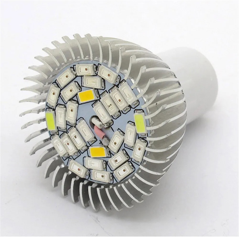 New High Quality E27 E14 GU10 4W 28-LEDPlant Grow Light Bulb Hydroponic Veg Flower Full Spectrum Drop Shipping | Лампы и освещение