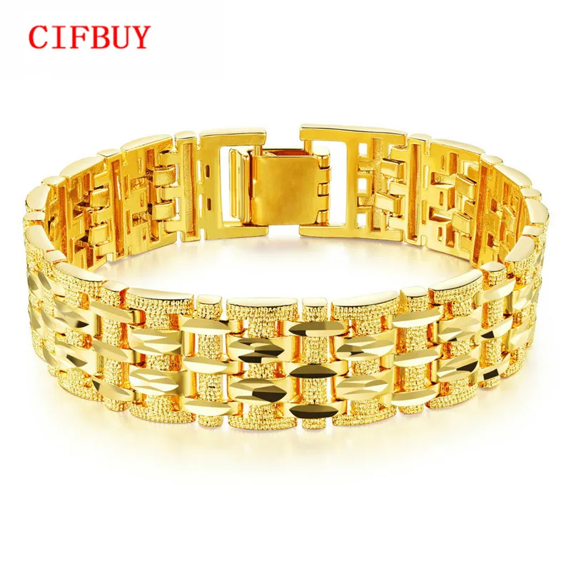 Браслет CIFBUY для мужчин и женщин, роскошный браслет золотого цвета на цепочке 20 см * 15 мм, KS509
Браслет CIFBUY для мужчин и женщин, роскошный браслет золотого цвета на цепочке 20 см * 15 мм, KS509