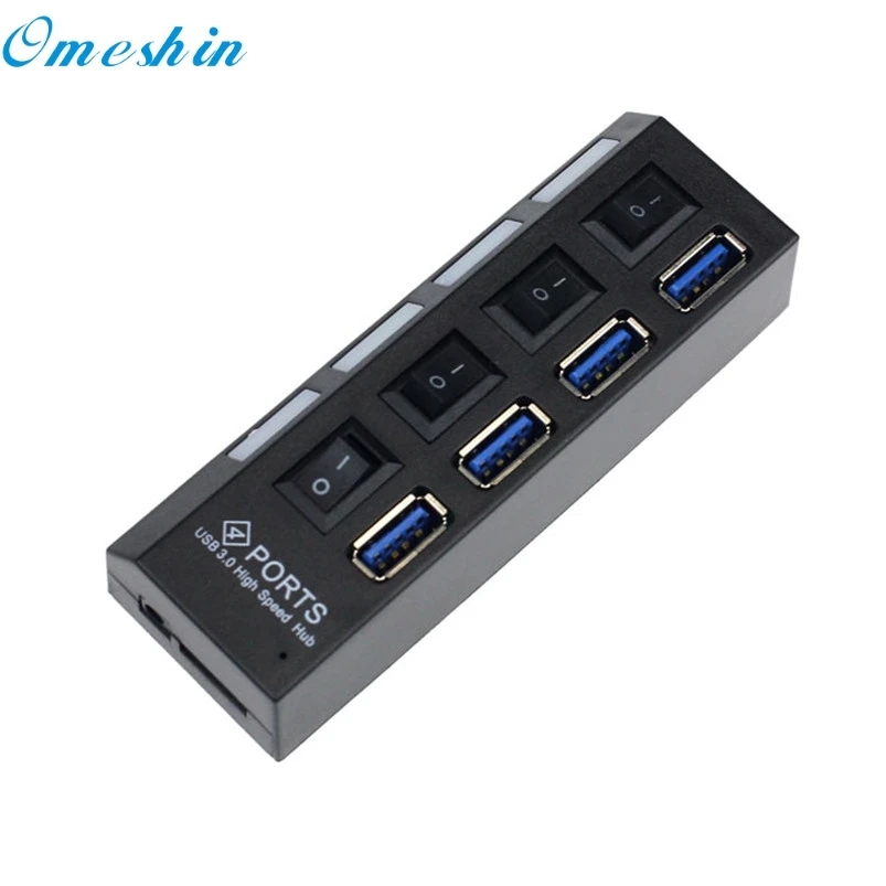 OMESHIN SimpleStone 4 Ports USB 3.0 HUB With On/Off Switch Power Adapter For Desktop Laptop EU 60315
OMESHIN SimpleStone 4 Ports USB 3.0 HUB With On/Off Switch Power Adapter For Desktop Laptop EU 60315