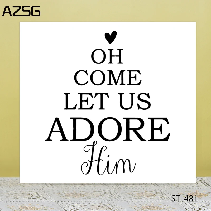 AZSG Adore Words Heart-shaped Clear Stamps/Seals For DIY Scrapbooking/Card Making/Album Decorative Silicone Stamp Crafts
AZSG Adore Words Heart-shaped Clear Stamps/Seals For DIY Scrapbooking/Card Making/Album Decorative Silicone Stamp Crafts