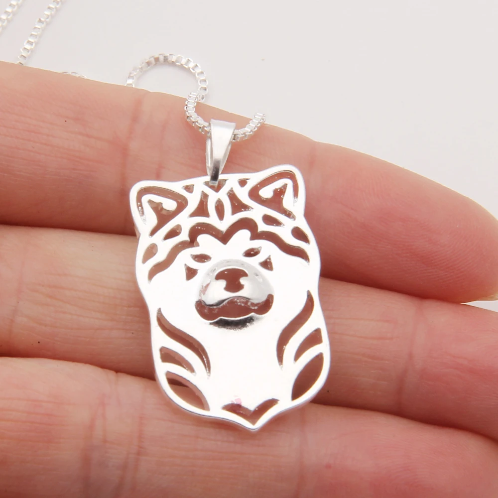 1pcs Japanese Akita Inu Necklace 3D Cut Out Puppy Dog Lover Pendant Memorial Necklaces & Pendants Christmas Gift 2014 Lead Free
1pcs Japanese Akita Inu Necklace 3D Cut Out Puppy Dog Lover Pendant Memorial Necklaces & Pendants Christmas Gift 2014 Lead Free