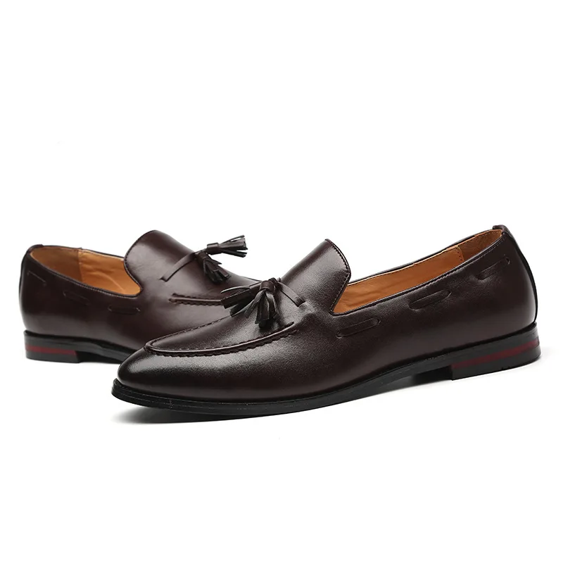 CuddlyIIPanda Luxury Men Fashion Leather Loafers Men Tassels Formal Casual Shoes Elegant British Style Dress Shoes Big Size 48
CuddlyIIPanda Luxury Men Fashion Leather Loafers Men Tassels Formal Casual Shoes Elegant British Style Dress Shoes Big Size 48