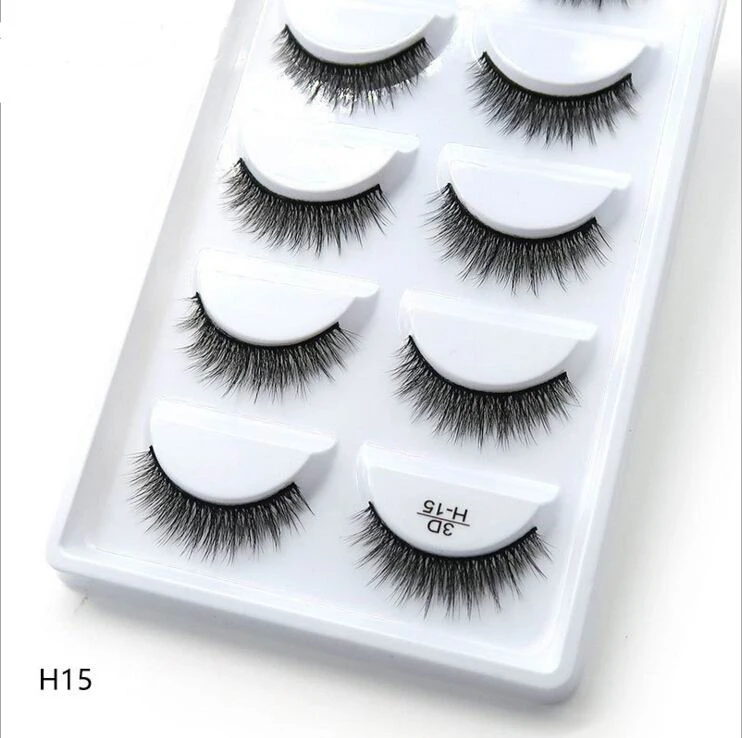 NEW 5 pairs natural long false eyelashes fluffy 3d mink lashes make up 100% cruelty free fake eyelash faux cils
NEW 5 pairs natural long false eyelashes fluffy 3d mink lashes make up 100% cruelty free fake eyelash faux cils