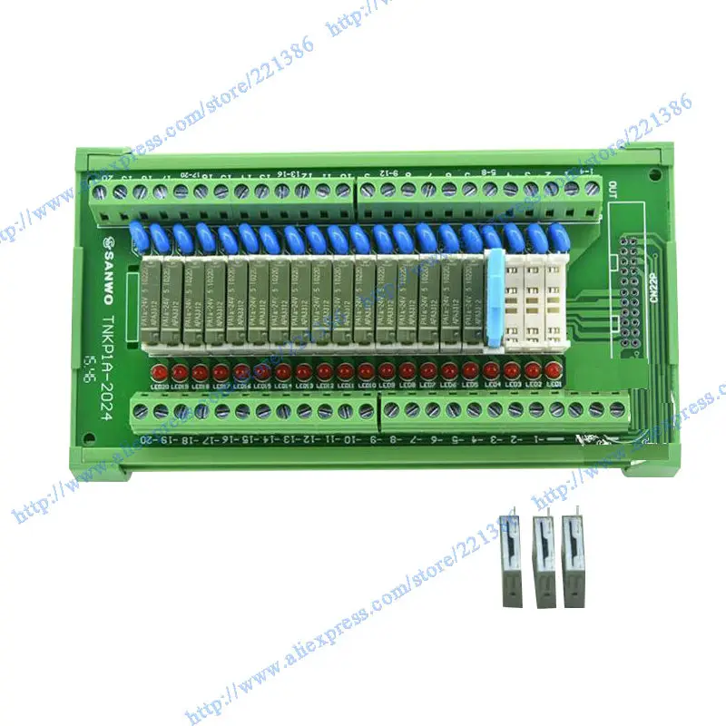 20 каналов Pa1a релейный модуль 24 В 5A плата драйвера модуля выход усилитель ПЛК PNP |