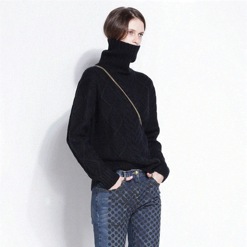Deliccolor cashmere sweater female pullover high collar turtleneck sweater women solid color lady plus size sweaters
Deliccolor cashmere sweater female pullover high collar turtleneck sweater women solid color lady plus size sweaters